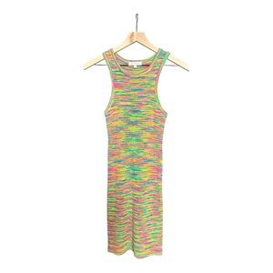 Buttermelon Multicolor Knit Sleeveless Dress size small NWT
